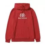 balenciaga embroidered sweater fr hoodie red bb